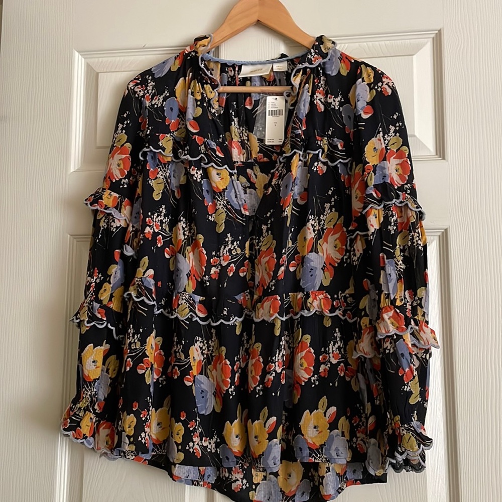 Anthropologie blouse beautiful quality